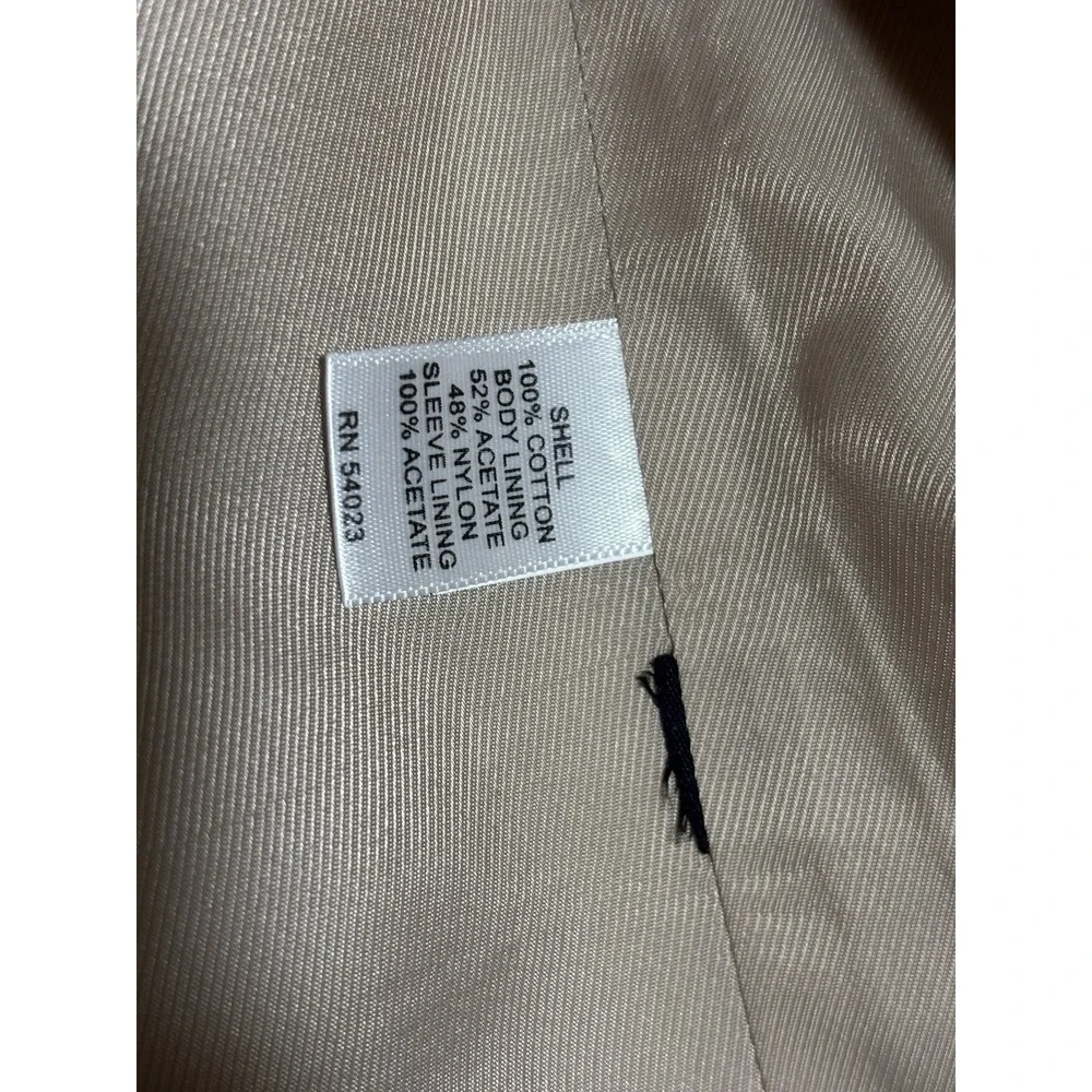 Banana Republic Mens 38R Beige‎ Cotton Blend Classic Blazer Jacket Double Vent